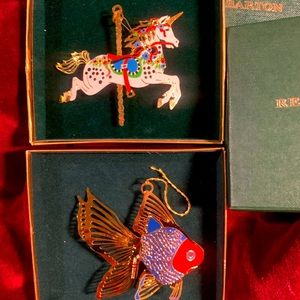 2 REED & BARTON Ornaments